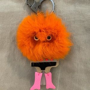 Min and Mon charm keychain